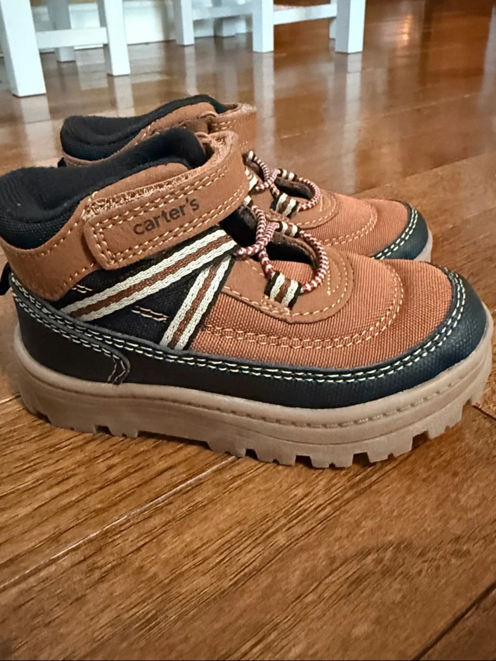 Carter's Brown and Black Toddler Hiking Boots